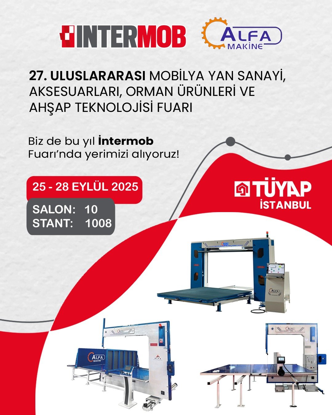 ALFA MAKİNE İNTERMOB 2025’TE YERİNİ ALIYOR!
